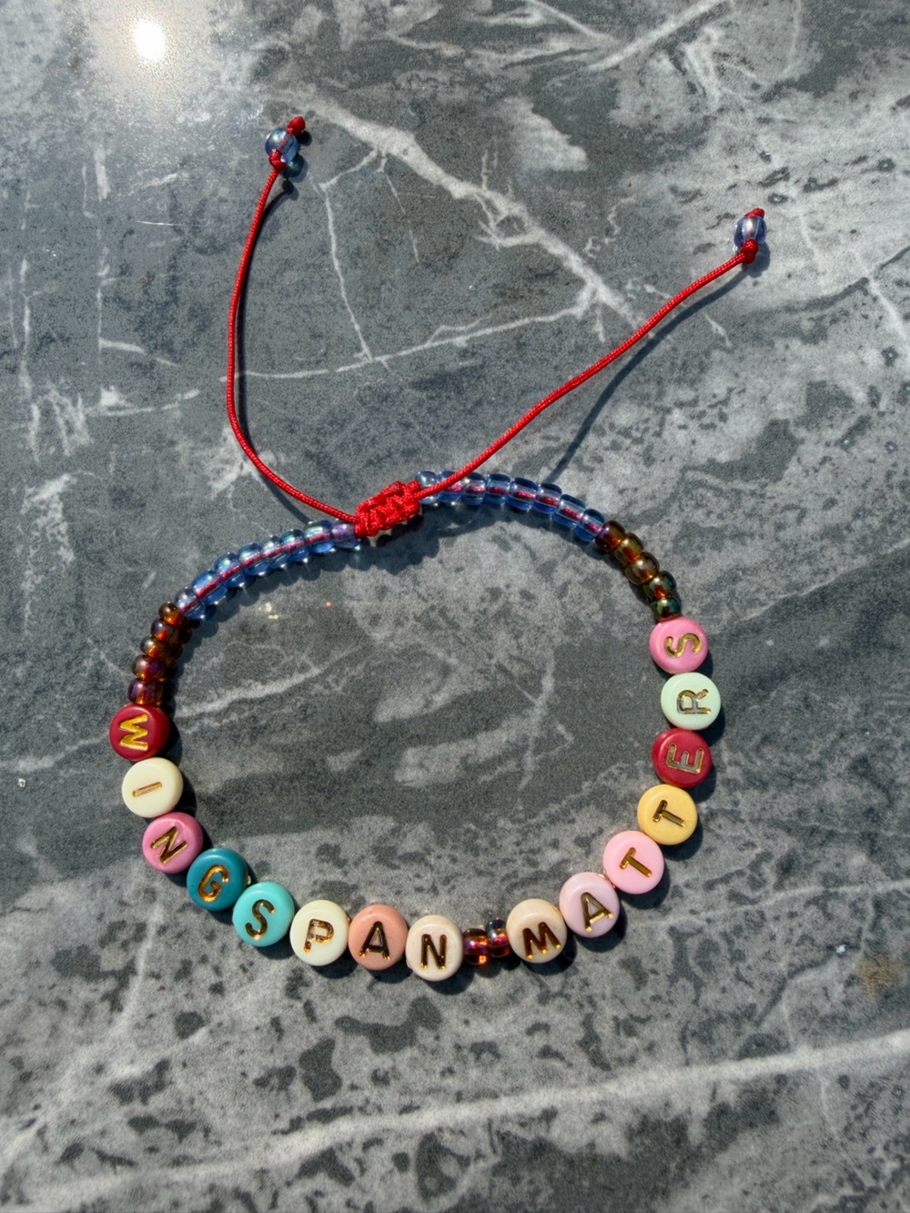 Acotar Wingspan Matters inspired Multicolor Beaded Bracelet - adjustable